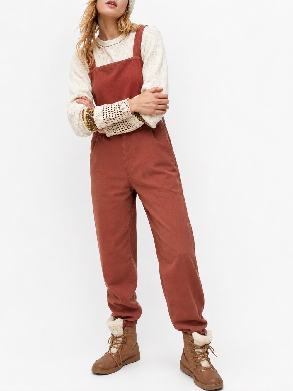 Free People Josephine cotton jumpsuit, small